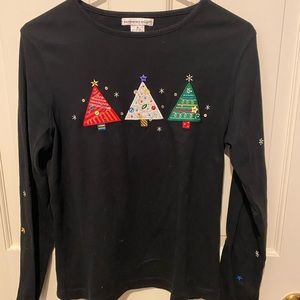 Reference Point Long Sleeved Christmas / Holiday Shirt MED